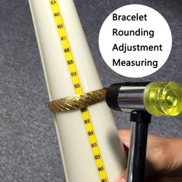 Jewellery Measuring Tools Round Bracelet Sizer Measuring Mandrel Plastic Bangle Gauge With HK Size