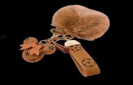 Mouse Design Car Keychain Favor Flower Bag Pendant Charm Jewelry Keyring Holder for Men Gift Fashion PU Leather Animal Key Chain A2890426