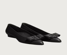 Trendychic Look Viva Ballet Sandals Shoes Women Soft Nappa Leather Lady Bow Pointed Toe Lady Pumps EU3540BOX Elegant Sandalias9087734