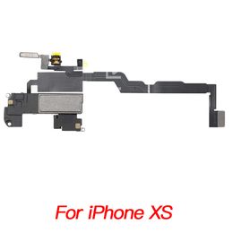 Ear Speaker With Light Sensor Flex Cable For iPhone X XR XS Max Earphone Top Loud Speaker Replacement