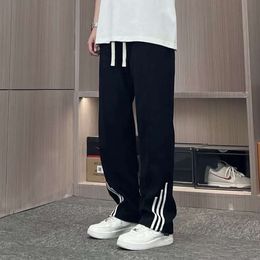 Simple and Versatile Casual Pants, Sports Pants, Thin Design, Drawstring Guard Pants, Trendy Men's Pants