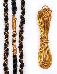 5 Pcs Dreadlock Beads Braids Hair Accessories Braiding Hair Styling Shimmer Stretchable Braiding Hair Strings Long 1 Mpc4153294