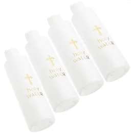 Vases 4 Pcs Holy Water Bottle Baptism Supply Flask Bottles Household Exorcism Mini Accessory Delicate