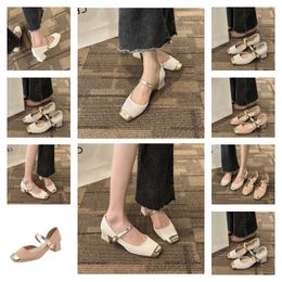 dress shoe designer heel Slingback pump Womens canvas tweed Summer Goatskin Grosgrain Luxury back sandal