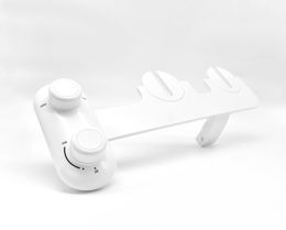 Bidet Toilet Ultra-Slim Seat Attachment Dual Nozzles Self Cleaning Bidet Water Sprayer Adjustable Spray With hose