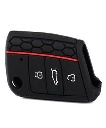 1 Pcs Top Quality Silicone Car Key Case Remote Bag Holder Cover For VW Golf 7 mk75179834