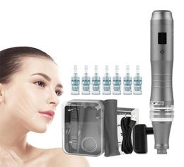 Dr Pen M8 with 7pcs Cartridge Professional Electric Wireless Derma RF Microneedling Machine MTS Mesotherapy Bbglow 2206231126003