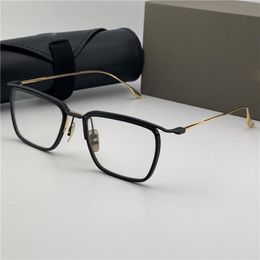 Woman Mens Fashion Desinger Spectacle Lentes Frames Shades Famous Brand Desinger Optical Frame Square Shape Gold Myopia Men Eyewea6775375