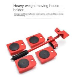 Heavy Duty Furniture Lifter Transport Mover Lifter Slides Wheel Easy Furniture Moving Tool Set Furniture Roller Bar Hand Tools