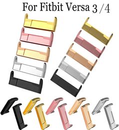 Metal Connector Adapter Compatible For Fitbit Versa 4 Versa 3 Smartwatch Band Bracelet Watch Accessories For Versa4 Versa39464905