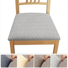 Chair Covers ETERNAL Elastic Seat Cover Stretch Cushion Removable Washable For El Wedding Dining Room 1PC