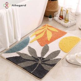 Bath Mats Easy To Clean Luxurious Stylish Design Absorbent Very Comfortable Step On High-quality Materials Durable Multipurpose Soft