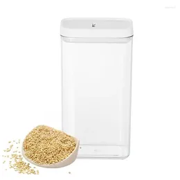 Storage Bottles Flour Container Airtight Food Keeper For Kitchen Clear Lid Pantry Organization Cereal Counter Sugar