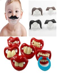Silicone Funny Nipple Dummy Baby Soother Joke Prank Toddler Pacy Orthodontic Teether Pacifier Christmas Gift 5 Pcsset6028842