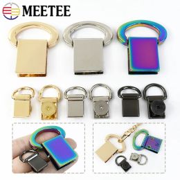 4/10/20Pcs Meetee bag Side Cilp Metal Buckle Strap D Ring Screw Hook Handbag Handle Connector Hang Clasp Hardware Accessories