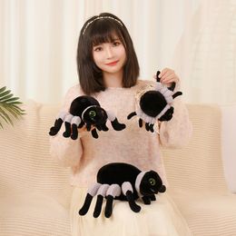 New Lifelike Spider Plush Toy 20/30/40cm Stuffed Realistic Wild Insect Anime Pillow Party Trick Toys Intresting GiftsNew Lifelik
