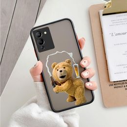 Naughty Teddy Bear Mascot Matte Coque Case for infinix NOTE 30 12 G96 11 10 8I 8 7 SMART 4 SPARK 8 8P 5 6 PRO 5G Silicone Cover