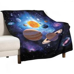 Blankets Solar System Throw Blanket Valentine Gift Ideas Summer Bed Linens