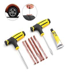 Car Tyre Repair Tool Tyre Repair Kit Auto Tubeless Puncture Tools for Trucks Motorcycles Bicycles6899014