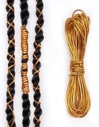 5 Pcs Dreadlock Beads Braids Hair Accessories Braiding Hair Styling Shimmer Stretchable Braiding Hair Strings Long 1 Mpc1506409