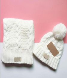 fashion ug brand yojojo men and women winter high quality warm scarf hat suit full knit hat warm8208438