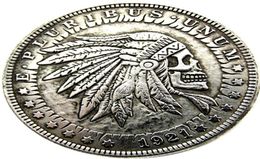 HB25 Hobo Morgan Dollar skull zombie skeleton Copy Coins Brass Craft Ornaments home decoration accessories2396183