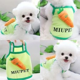 Dog Apparel Puppy Clothes Summer Vest Cute Thin Sling Teddy Bear Schnauzer Pet Small Pommel