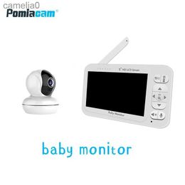 Baby Monitors 5-inch LCD screen digital video baby monitor 2-way call safety wireless baby camera night vision electronic baby monitorC240412