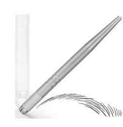 100Pcs professional 3D silver permanent eyebrow microblade pen embroidery tattoo manual pen with high quallity6975881