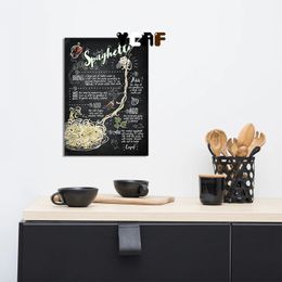 Classic Foodie Cuisine Blackboard Artwork Poster Canvas Printing Fast Food Hamburger Hotdog Wall Decor Kitchen Restaurant Decor