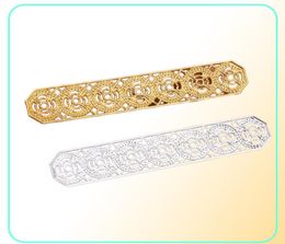 BoYuTe 30 PiecesLot 8215MM Metal Brass Stamping Plate Filigree Diy Hand Made Jewellery Findings Components3080404
