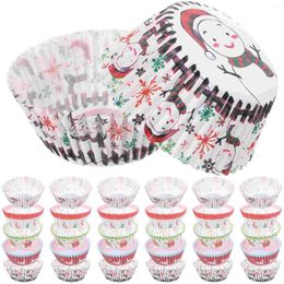 Disposable Cups Straws 500 Pcs Greaseproof Paper Baking Small Cupcake Wrappers Muffin Liners Christmas Wrapping Supplies Mini The Gift