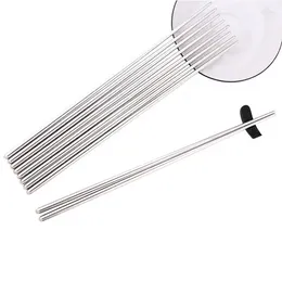 Chopsticks 4Pair14 Inch Extra Long Stainless Steel Pot For Cooking Frying Noodle Chopstick Set Chinese Kitchen Tools