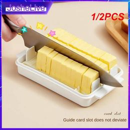 Plates 1/2PCS Covered Butter Cutting Storage Box Refrigerator Cheese Baking Fresh Knife Cutter