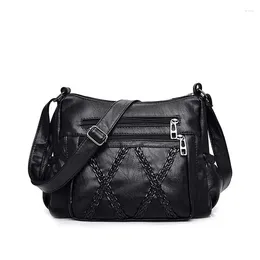 Bag Women Shoulder Bags Soft PU Leather Female Handbags Hobo Ladies Tote Zipper Messenger Vintage Crossbody Bolsas Feminina
