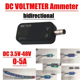 240W 5A DC Bidirectional Voltmeter Ammeter Dual Display LED Digital Voltage Current Meter 5V 12V 15V 20V 24V 36V 5525 5521
