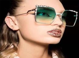 LuxurySquare Sunglasses for Women Diamond New Fashion Brand Designer Black Red Female cool Sun Glasses1929634
