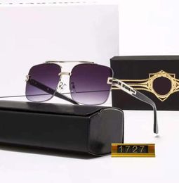 Fashion Sunglasses High Quality Designer 1727 Man Woman Casual Glasses Brand Sun Lenses Personality Eyewear With Box case1090269