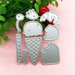 Ice Cream Metal Cutting Dies Embossed Border Die Cut Mold for Arrt Craft Card