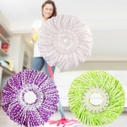 Round Replacement Rotating Mop Head Cleaning Floor Towel Home Accessories Useful Kitchen Bathroom Spray Cloth Pads Colour