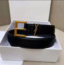Belt for Women Genuine Leather Width High Quality Men Designer Y Belts S Buckle cnosme Womens Waistband Cintura Ceintures as gift 7q21cu