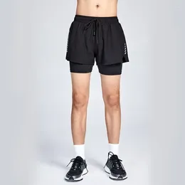 Active Shorts LO Men's Sports For Running Training Fitness With Inner Lining And Anti Glare Pants