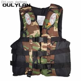 Life Vest Buoy Oulyan Lifesaving Vest Adult Surfing Lifesaving jacket Ski Motorboat Tail Board LifeboatQ240412