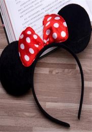 6 Color Girls hair accessories Mouse ears headband Children hair band Baby kids cute Halloween Christmas cosplay headdress hoop JF3000341