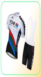 PDM Cycling Jersey Shorts Set Ropa Ciclismo MenS MTB Quick Dry Summer France Bicycle Clothing7115390