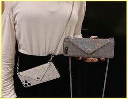 Fashion Iphone Case Designers Cell Phone Cases 13 Pro Max Luxurys Phones Wallet Bag Rhinestone Case 12 11 X Plus 7 8 Mens Women Ph1957334