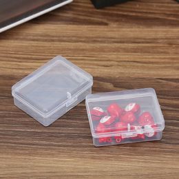 10pcs Mini Plastic Storage Box Medicine Box Earplugs Jewellery Bead Pill Transparent Organiser Container Case