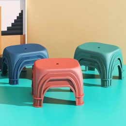 Thickened PP Plastic Stool Bathroom Ottoman Non-slip Thickened Durable Plastic Adult Shoe Stool Change Shoes Small Stool