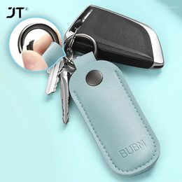 Storage Bags Leather U Disc Pouch Key Ring Holder USB Flash Drive Bag Pendrive Protective Cover Memory Stick Case