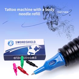 20PCS Original Ballpoint Tattoo Cartridge Needles Multiple colors Individual packaging Tattoo Pen Grip Cartridge Supplies Artist